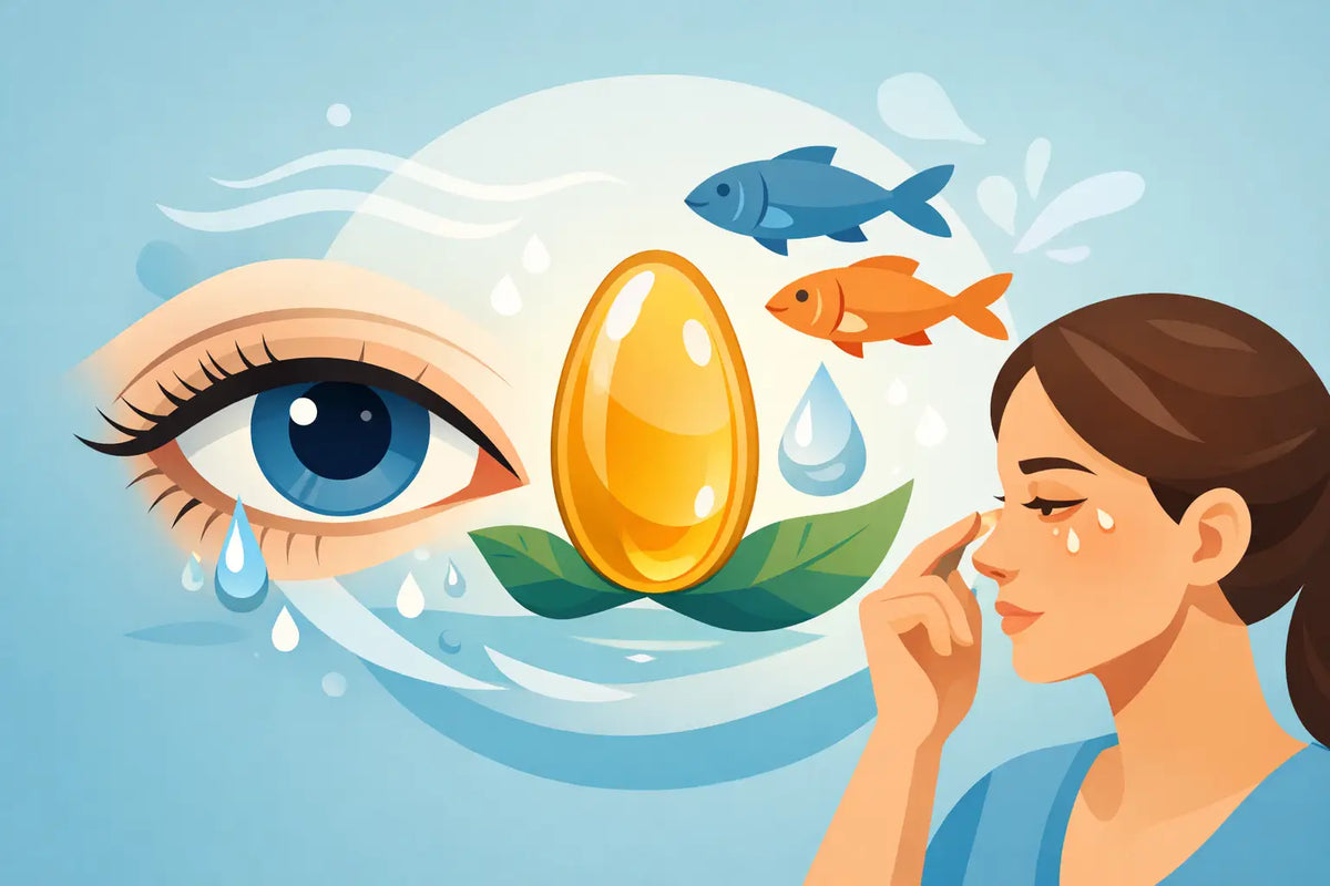 Helpt omega 3 voor ogen bij droge ogen?