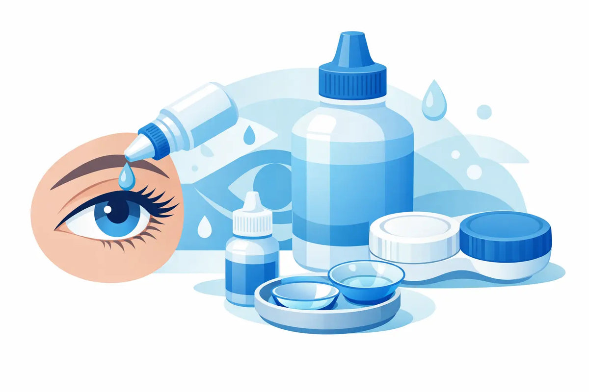Oogdruppels voor contactlenzen kiezen
