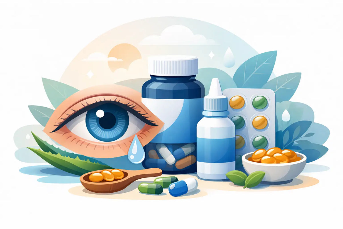 Beste oogsupplement voor droge ogen kiezen