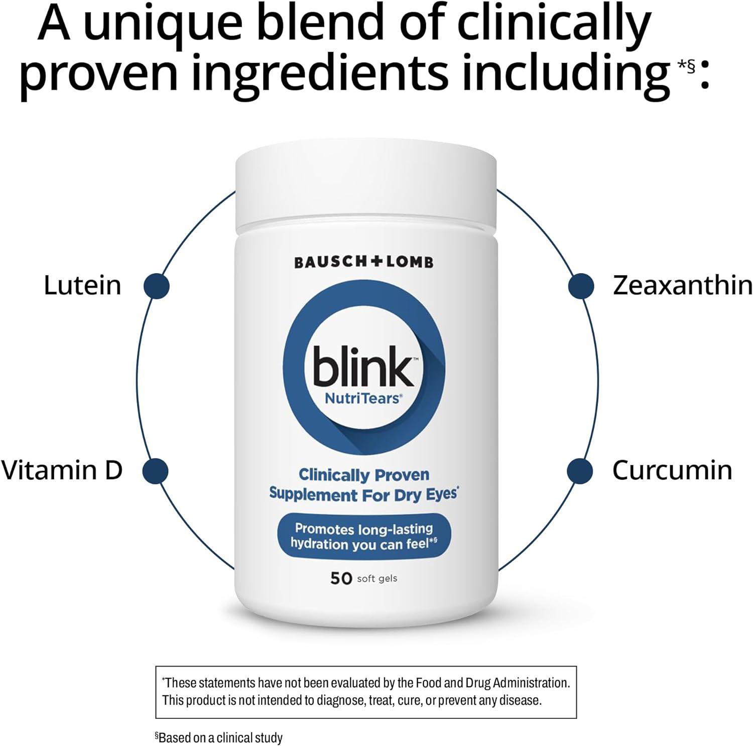 Blink NutriTears – Dagelijkse Softgels voor Oogsupport
