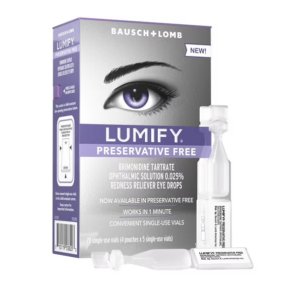LUMIFY Preservative Free Redness Reliever Eye Drops