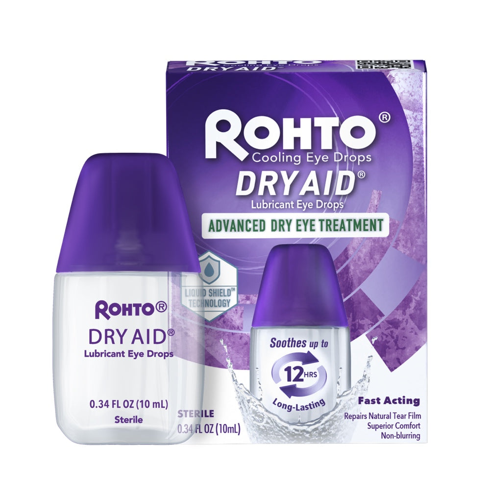 Rohto Dry Aid Eye Drops – Intensieve Verlichting bij Droge Ogen – 13 ml