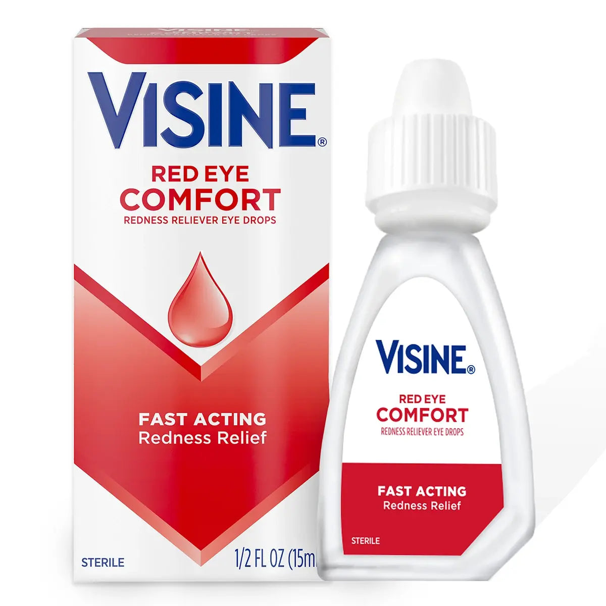 Visine Red Eye Comfort Oogdruppels voor Snelle Roodheidsvermindering