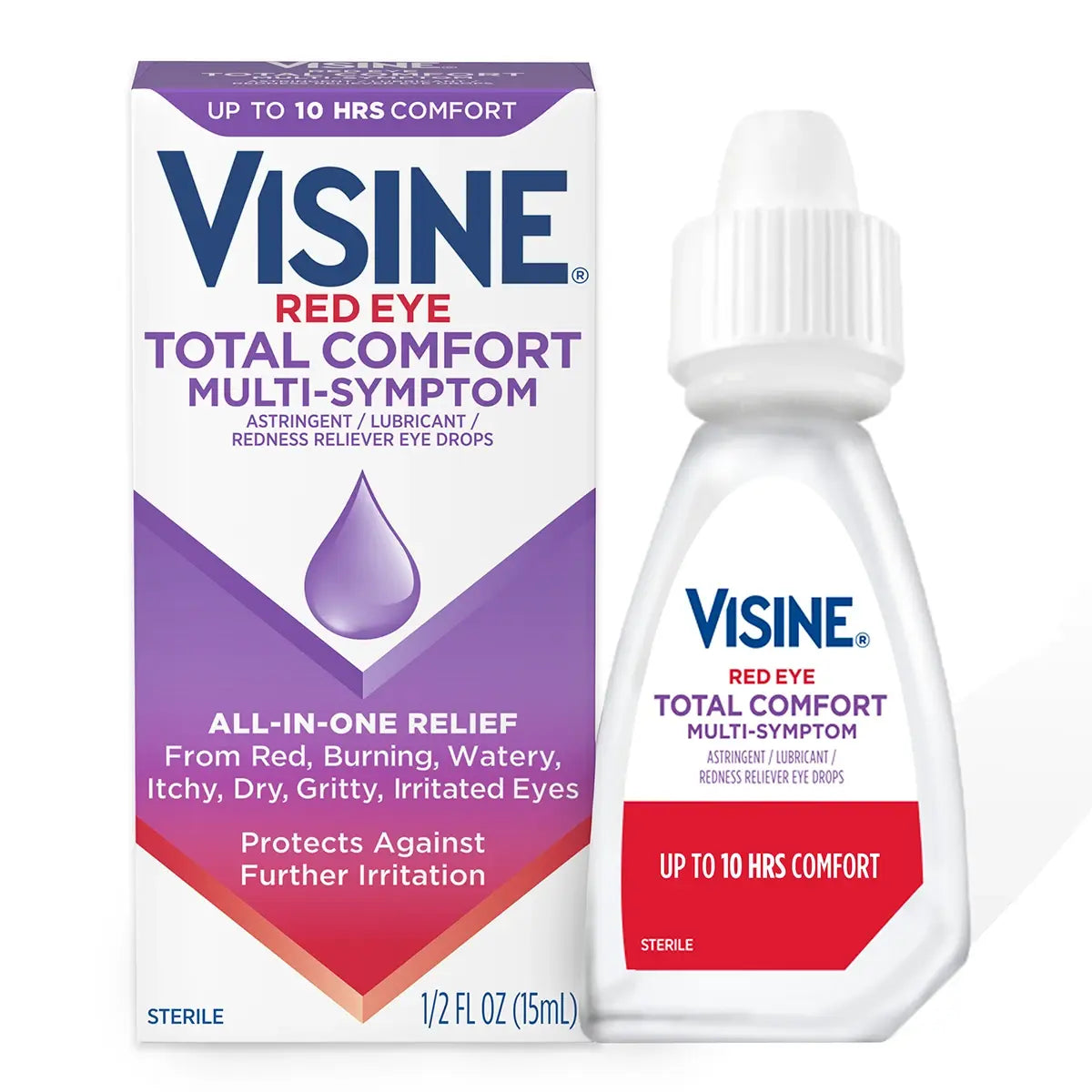 Visine Total Comfort Hydraterende Oogdruppels – Multi-Actie