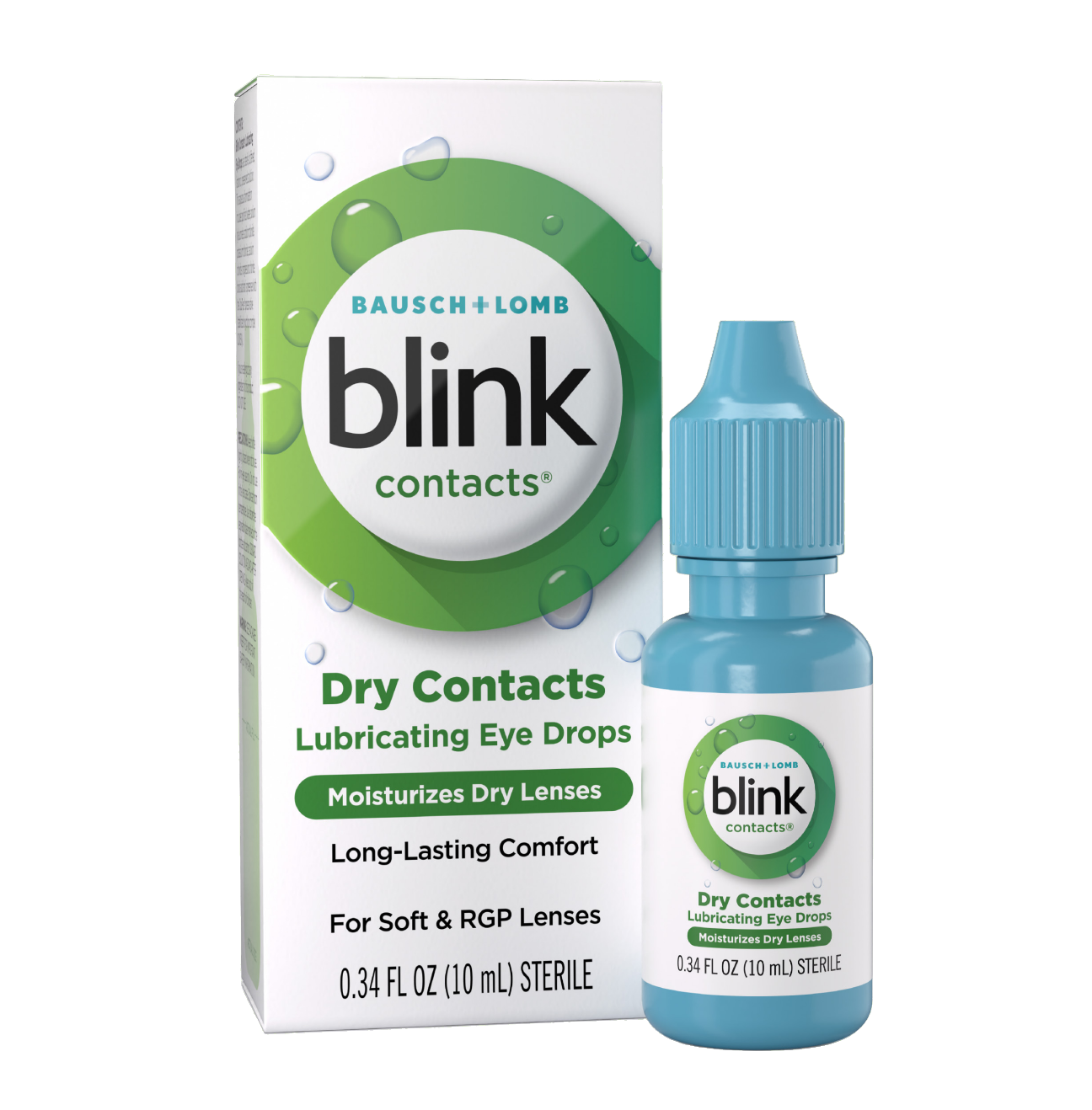 Blink Contacts Hydraterende Oogdruppels Hyaluronate & RGP Lenzen