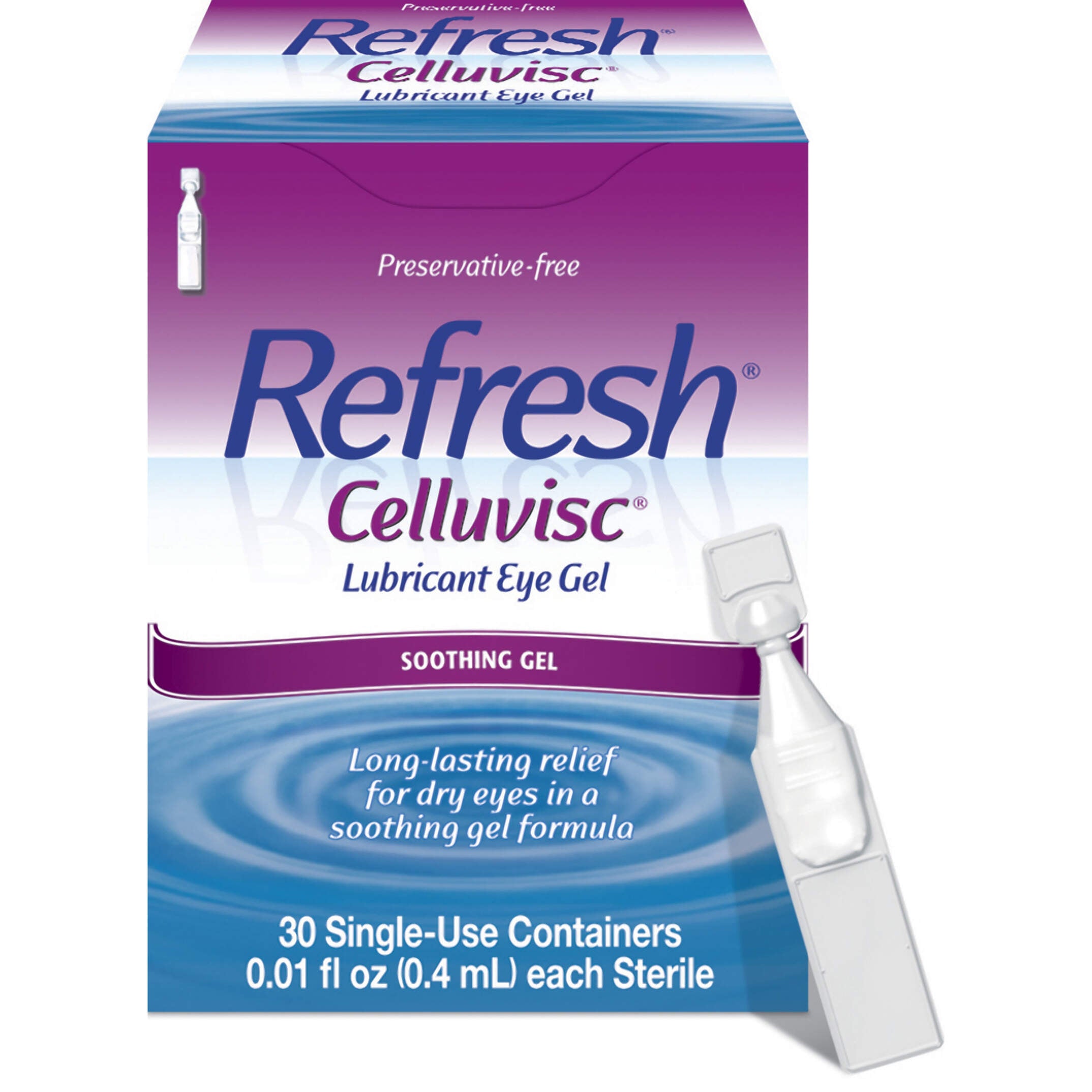 Refresh Celluvisc Lubricant Eye Gel – Conserveermiddelvrije Ooggel in Eenmalige Doseringen