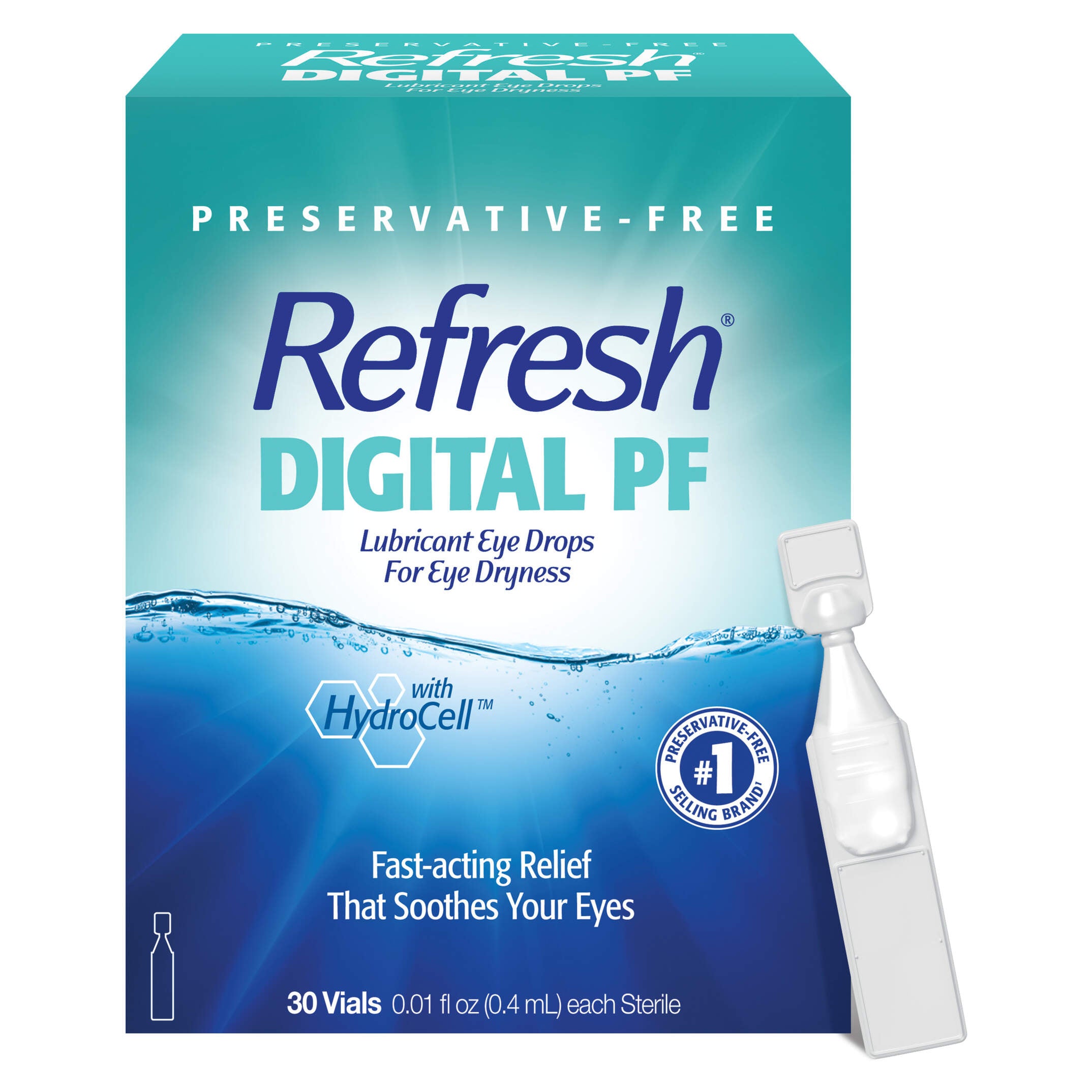 Refresh Digital Lubricant Eye Drops – 30 Eenmalige Doseringen