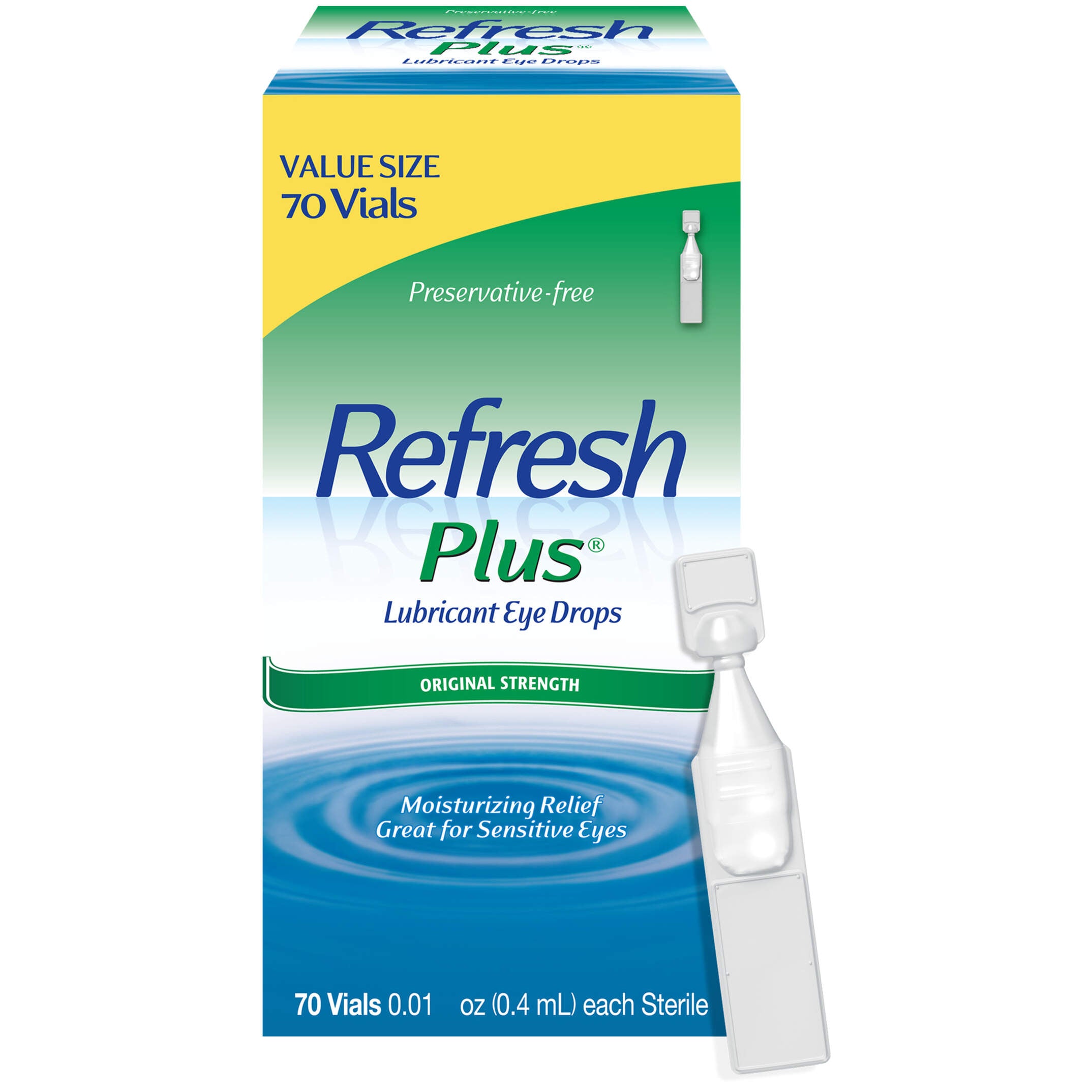 Refresh Plus Lubricant Eye Drops – Eenmalige Oogdruppels Zonder Conserveermiddelen
