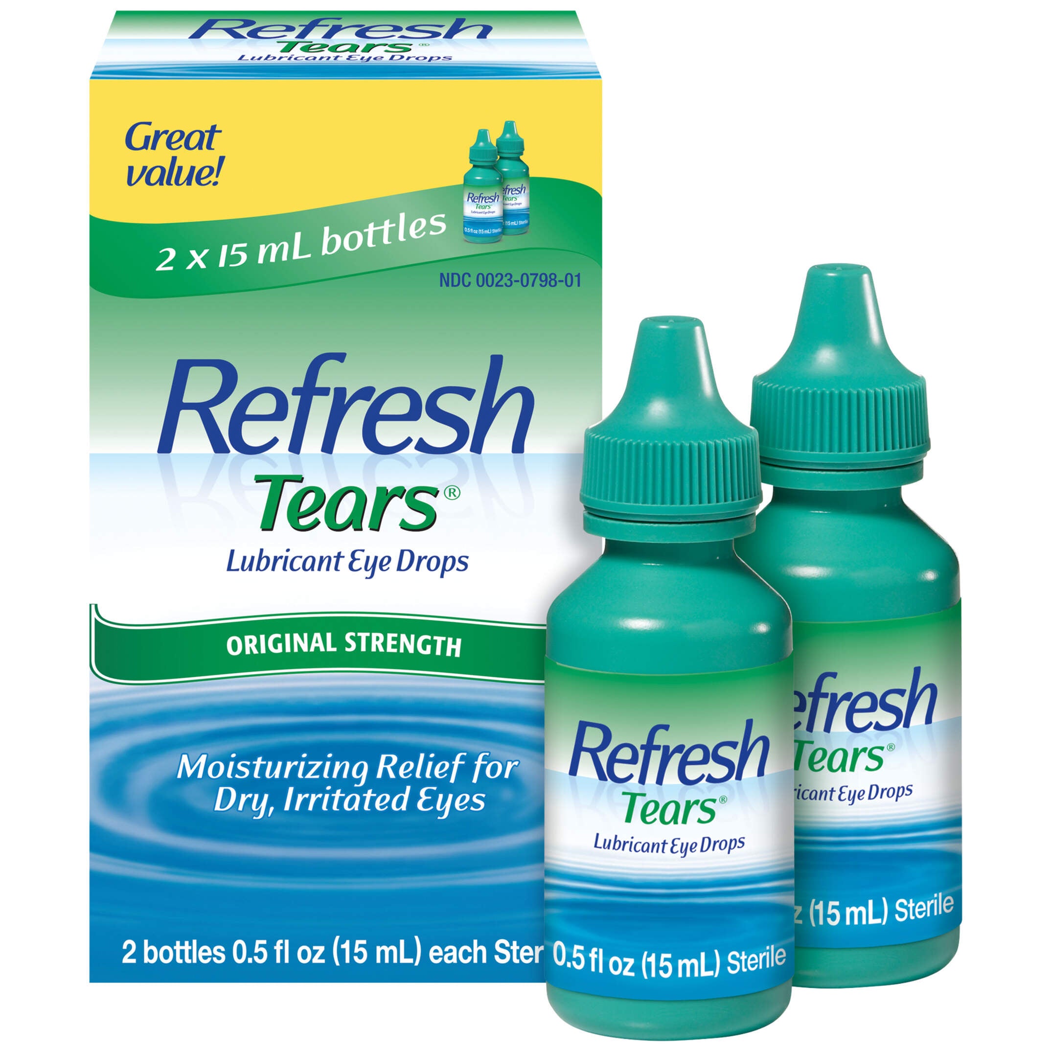 Refresh Tears Lubricant Eye Drops – Hydraterende Oogdruppels voor Droge Ogen