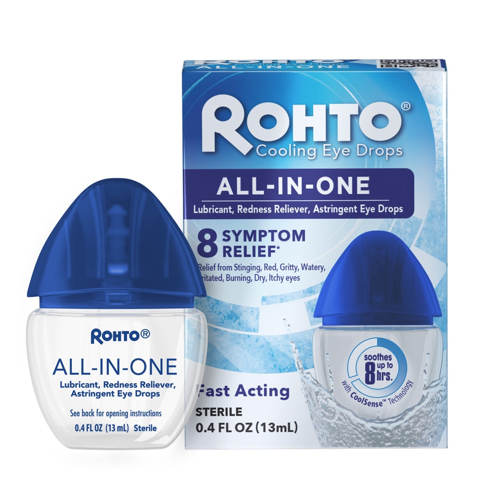 Rohto All-In-One Multi-Symptom Eye Drops – Complete Verlichting – 13 ml